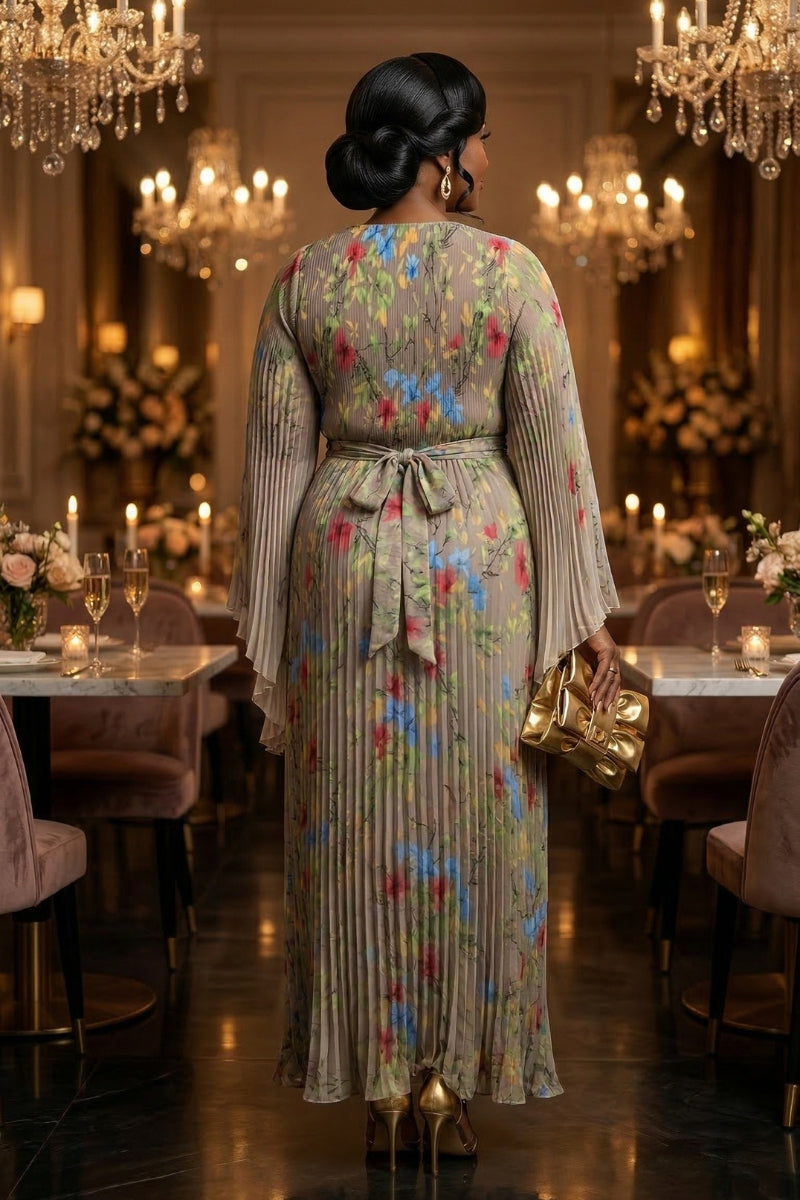 Aura Bloom Dress |Green