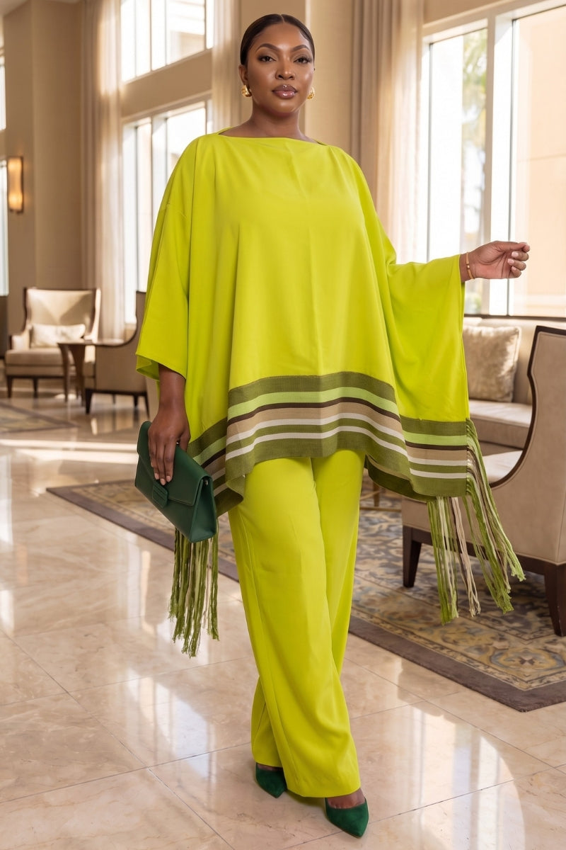 Ayanfe Luxe Set | Lemon green