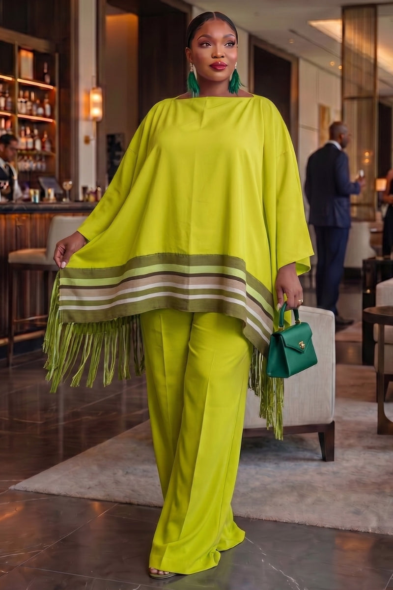 Ayanfe Luxe Set | Lemon green