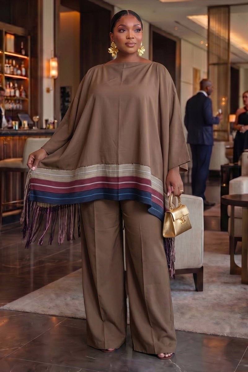Ayanfe Luxe set | Taupe brown