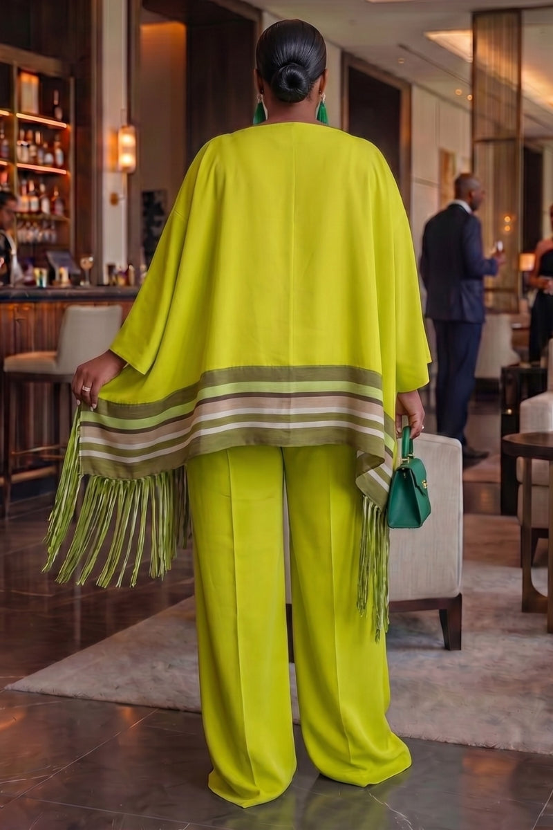 Ayanfe Luxe Set | Lemon green