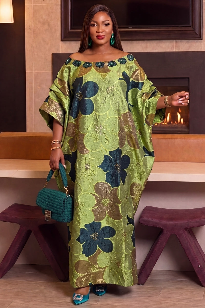 Adunola Luxe Boubou | Green