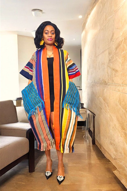 Adéọba Regal Kimono dress