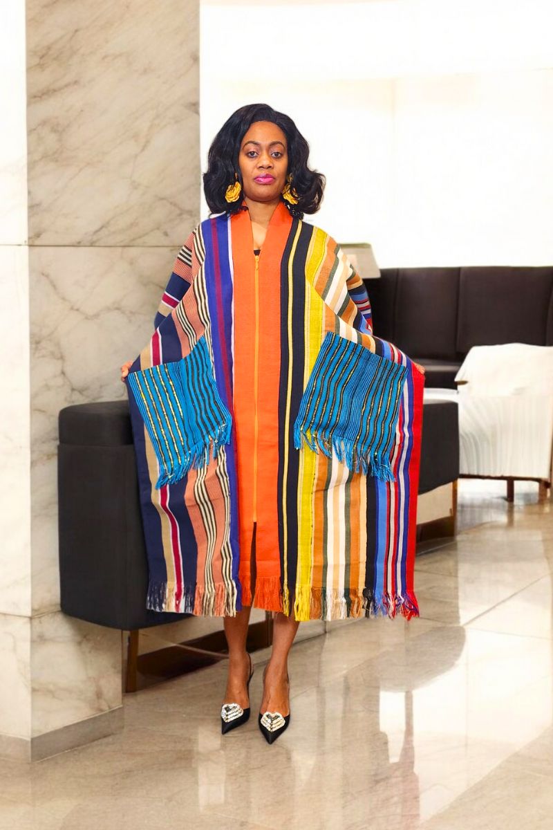 Adéọba Regal Kimono dress