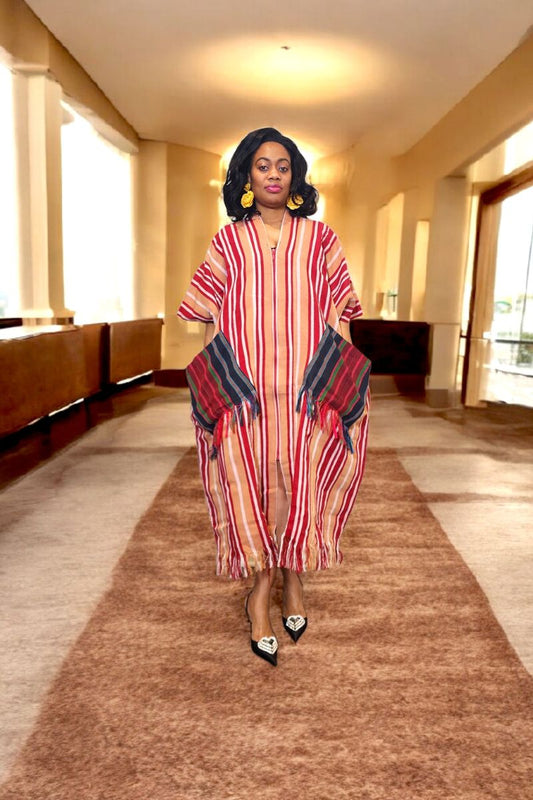 Adéọba Regal Kimono Dress