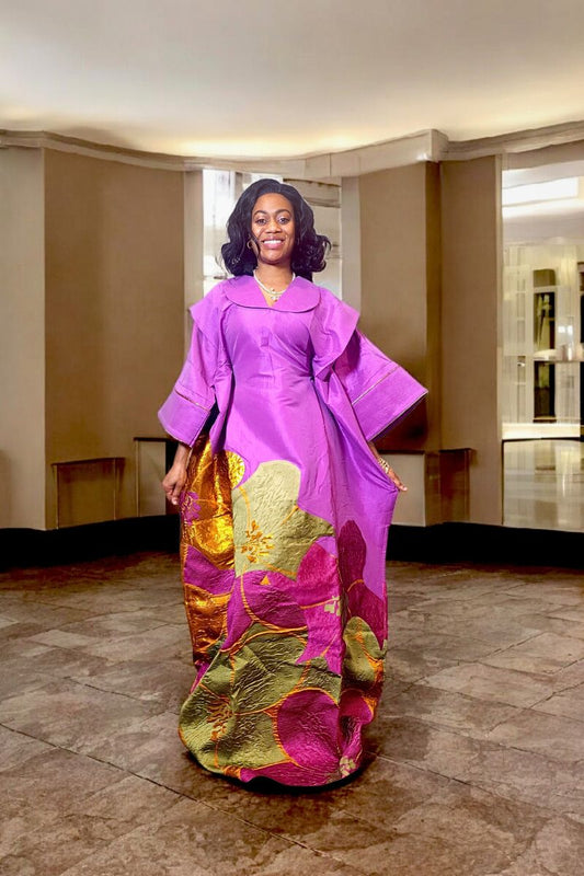 Orekelewa Luxe Boubou | Purple