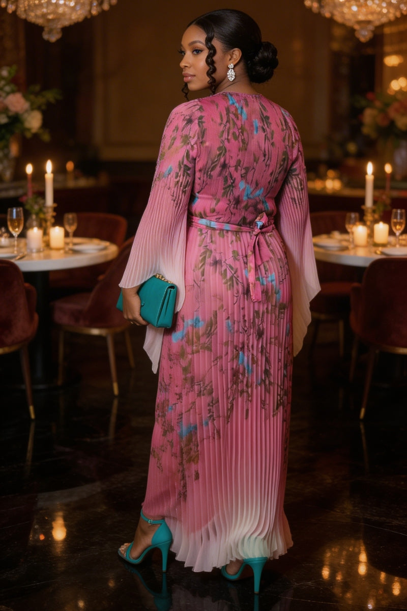 Aura Bloom Dress |Pink