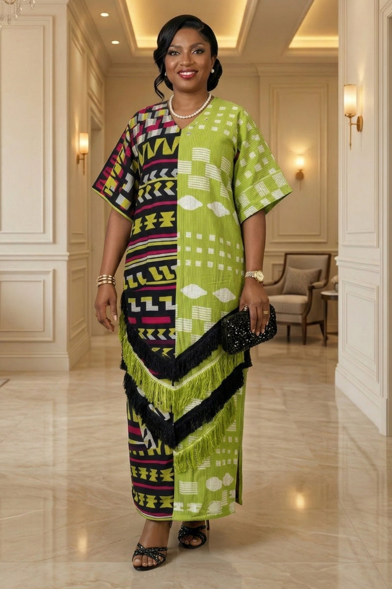 Arin Akwete Kaftan | Blue