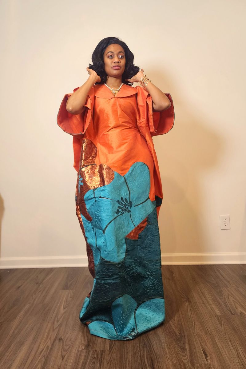 Orekelewa Luxe Boubou | Orange