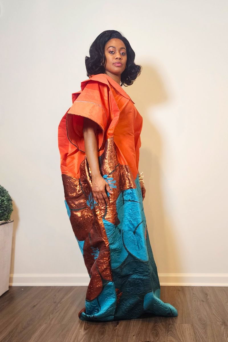 Orekelewa Luxe Boubou | Orange