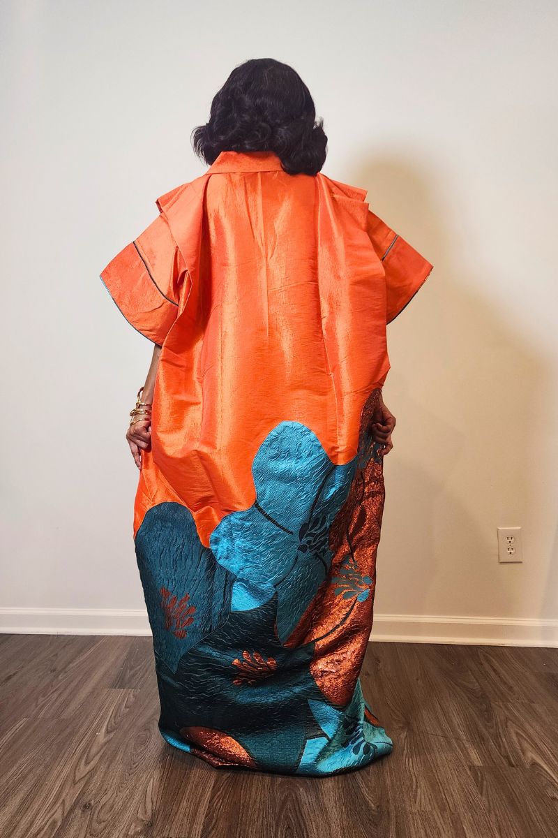 Orekelewa Luxe Boubou | Orange