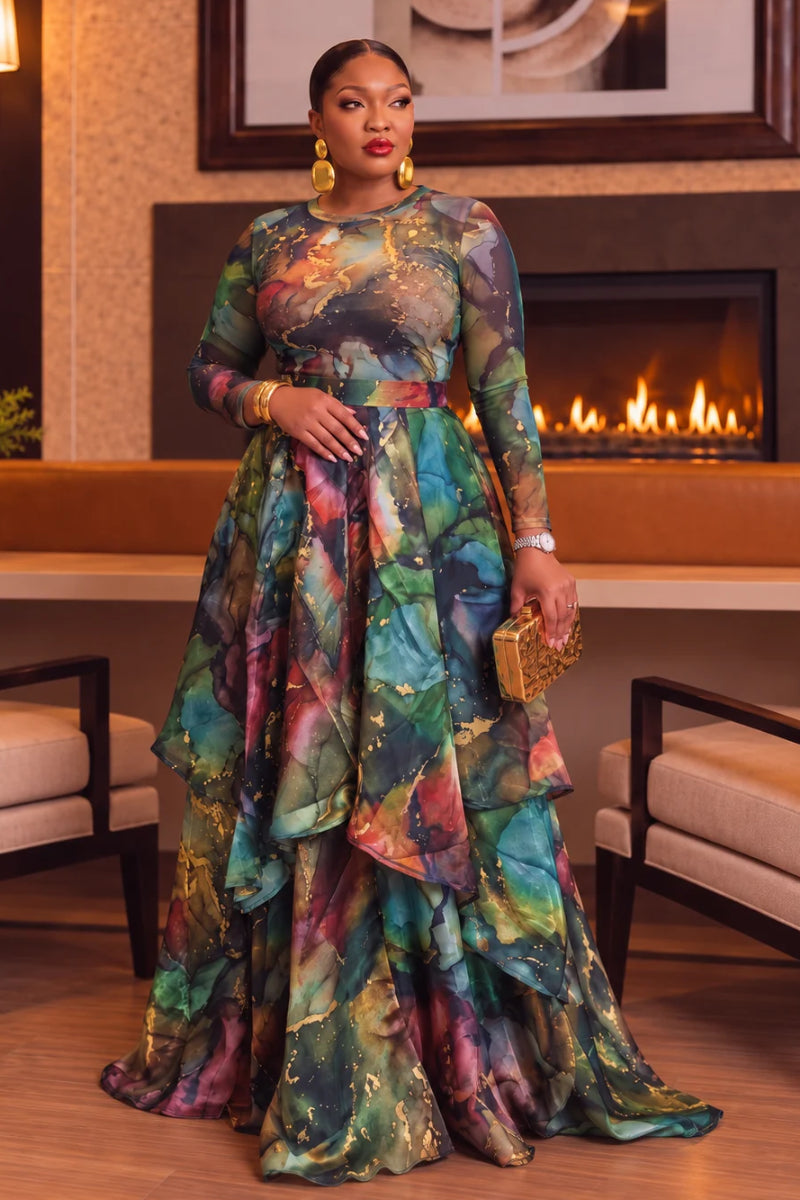 Arielle Cascade Skirt Set
