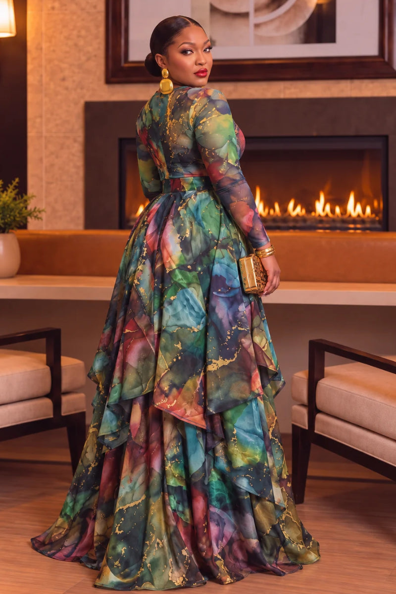 Arielle Cascade Skirt Set