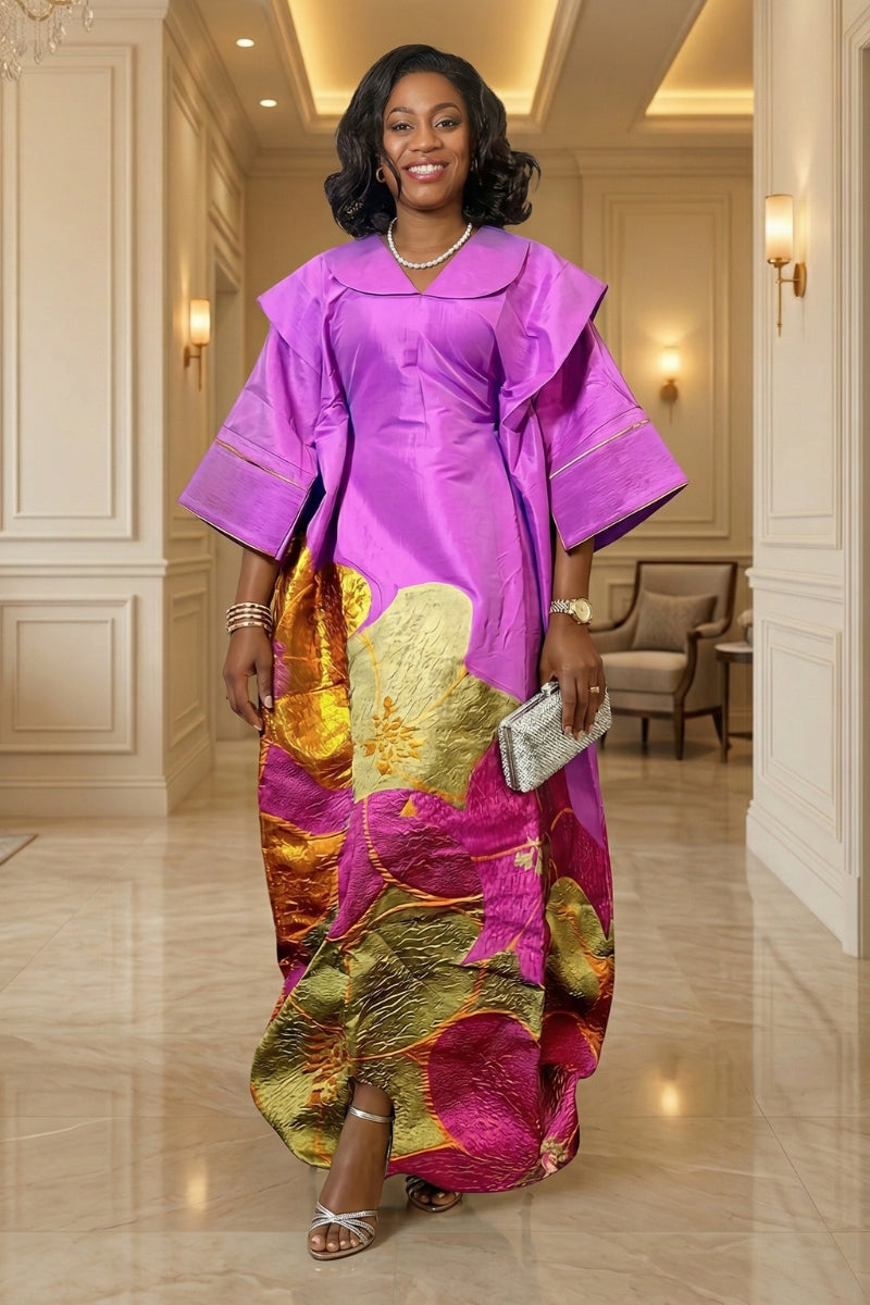 Orekelewa Luxe Boubou | Orange