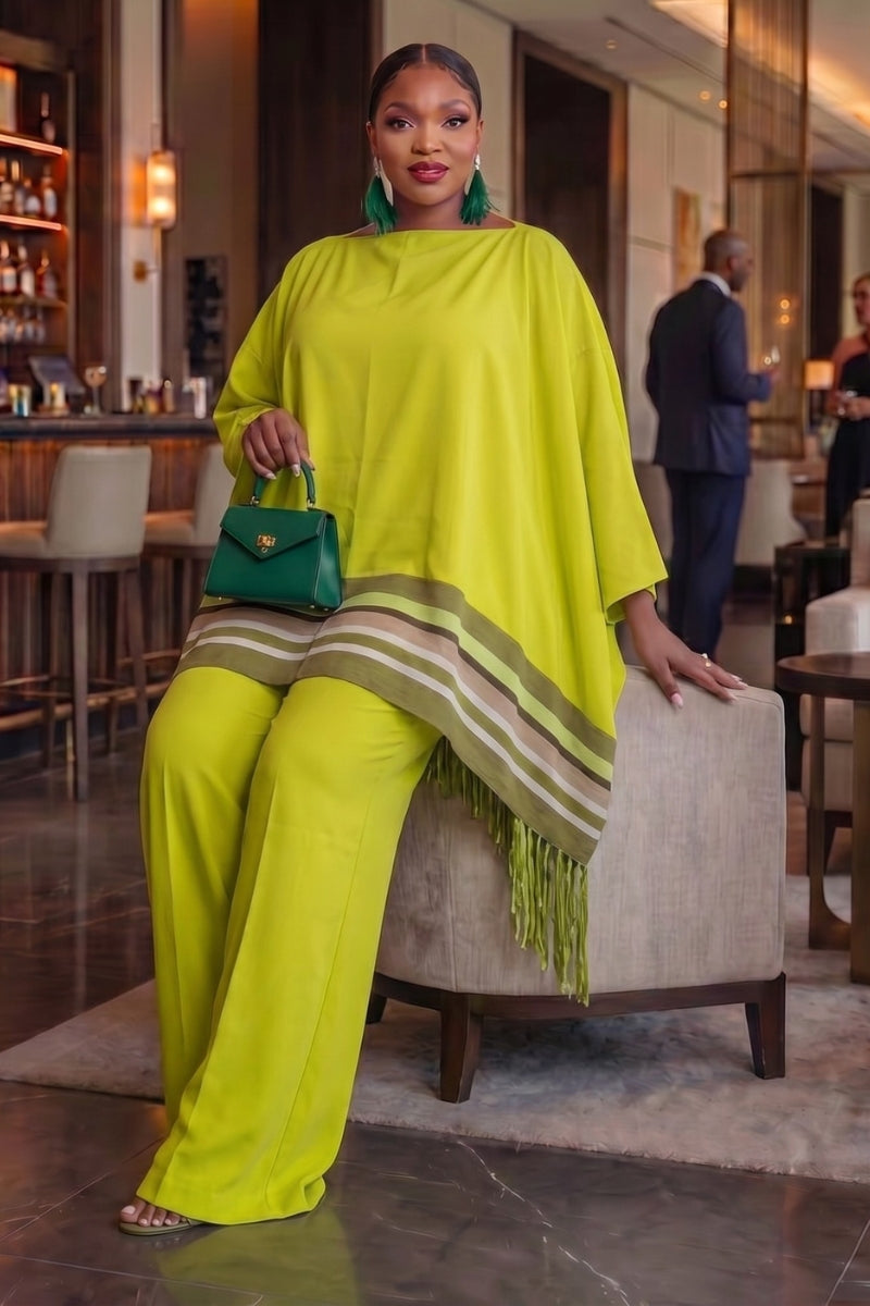 Ayanfe Luxe Set | Lemon green