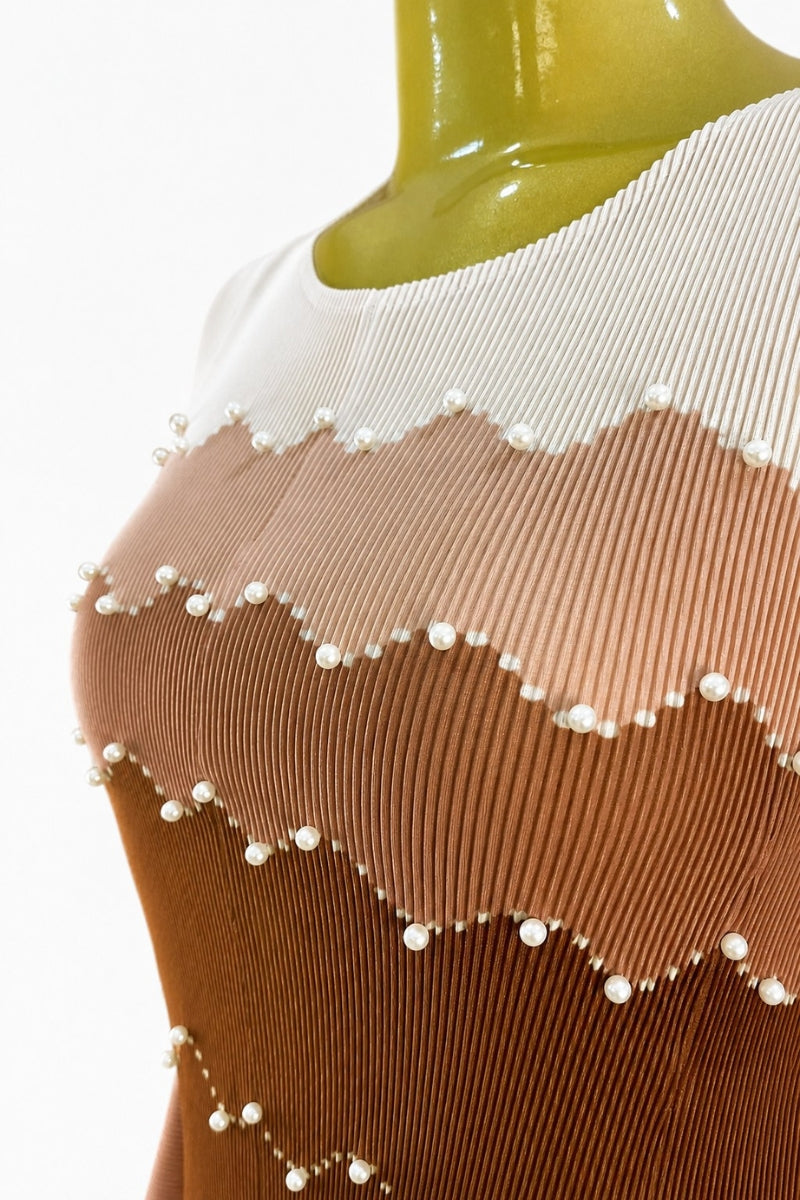 Maribelle Bounce Dress| Brown