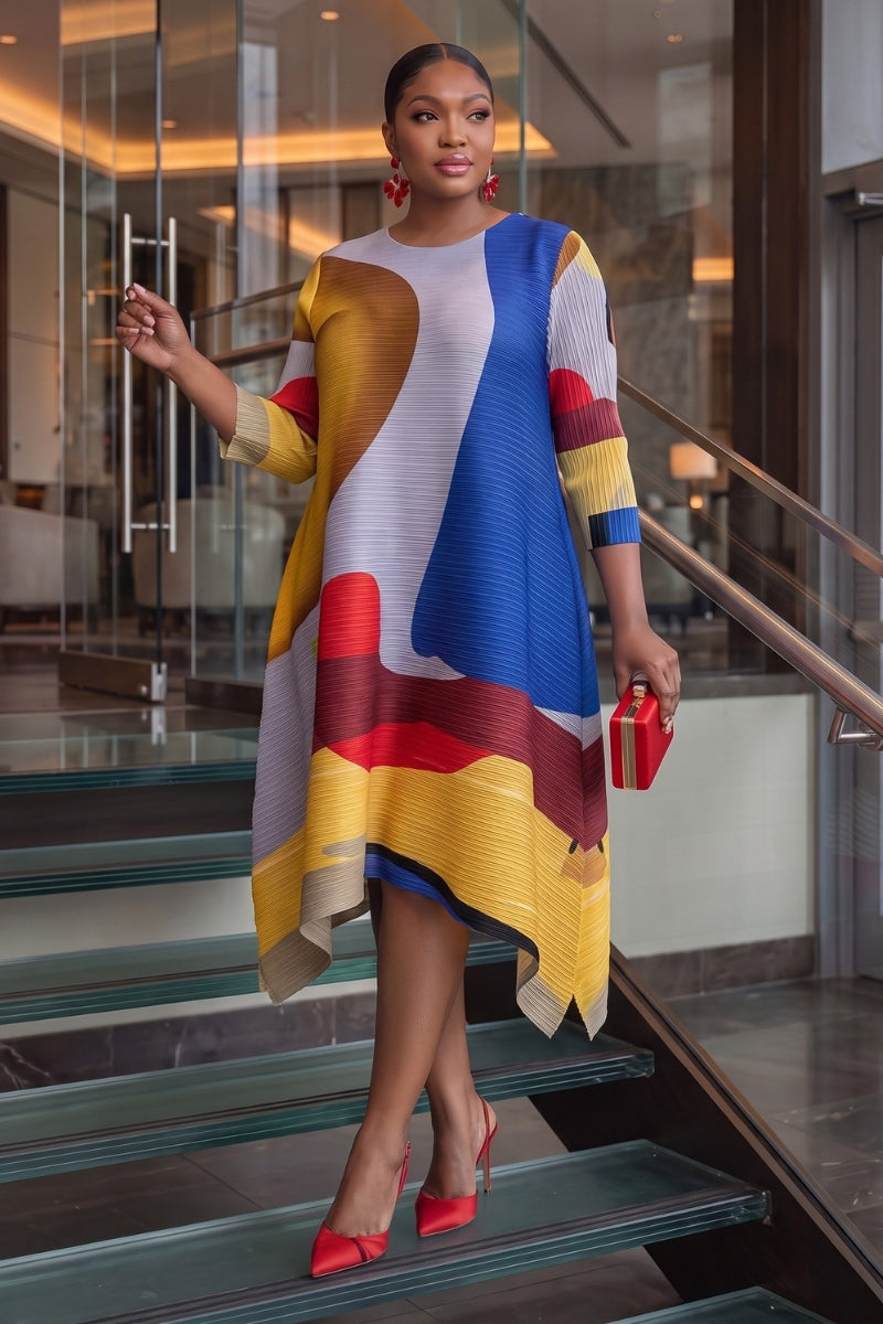 Solenne Wave Bounce Dress