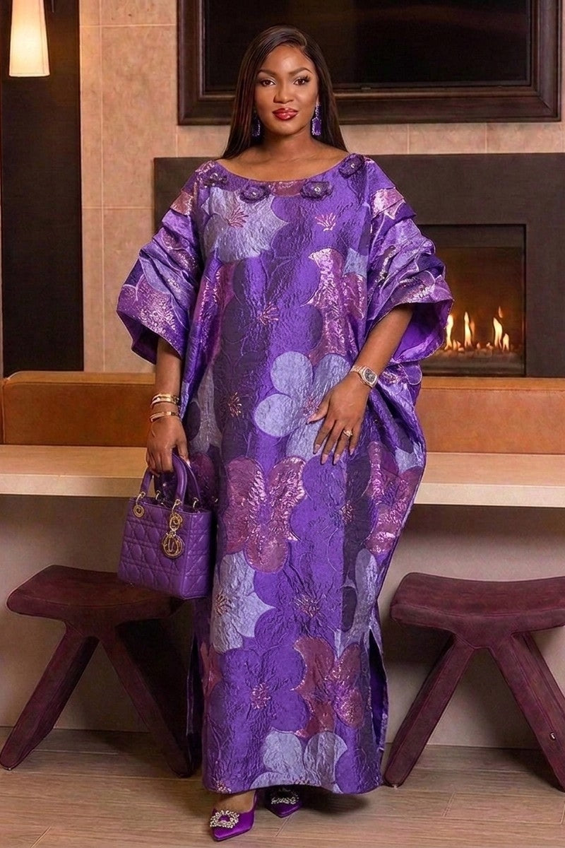 Adunola Luxe Boubou | Purple