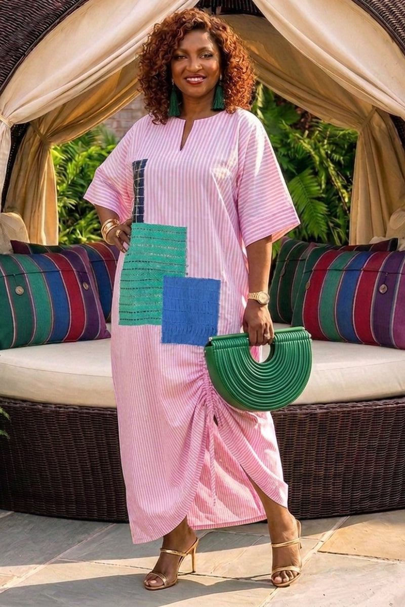 Lola Mosaic Kaftan | Yellow