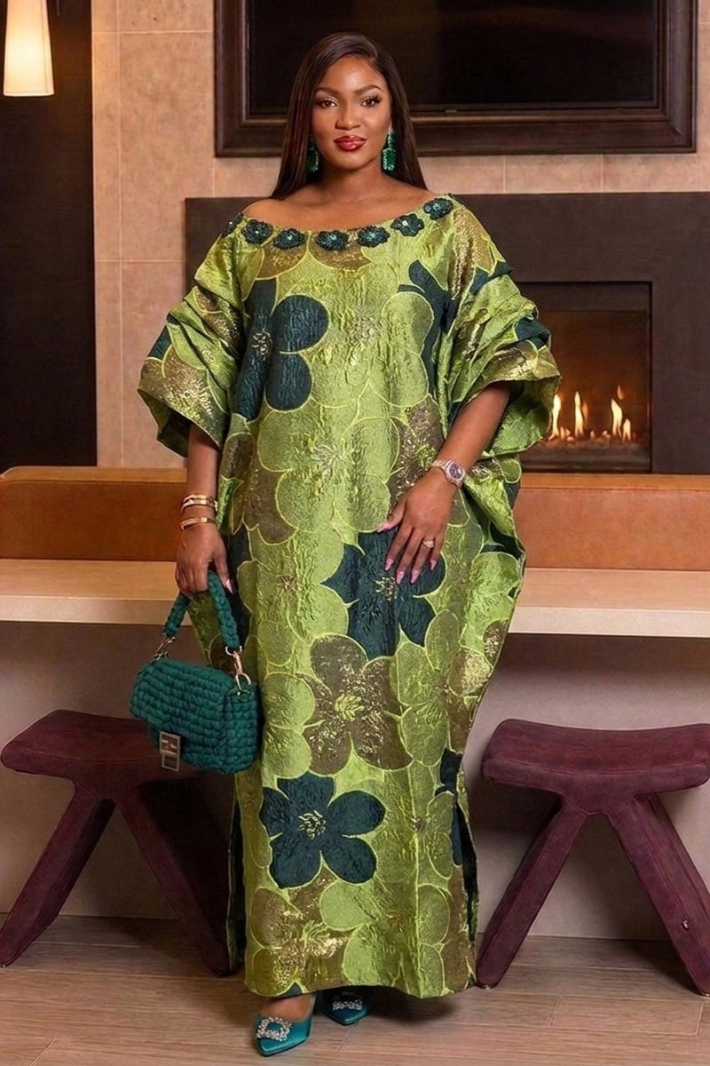 Adunola Luxe Boubou | Green